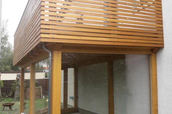 Einstöckiger Balkon