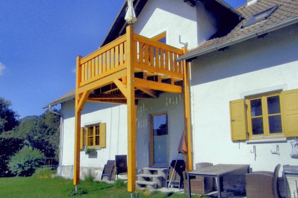 Einstöckiger Balkon