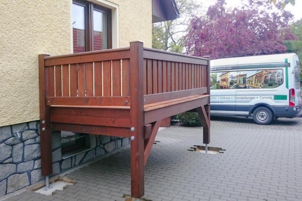 Einstöckiger Balkon