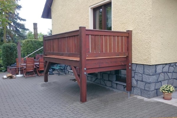 Einstöckiger Balkon
