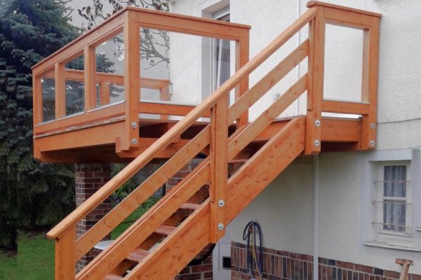 einstöckiger Balkon