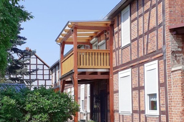 einstöckiger Balkon