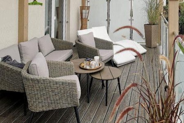 einstöckiger Balkon