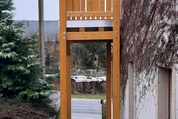 einstöckiger Balkon