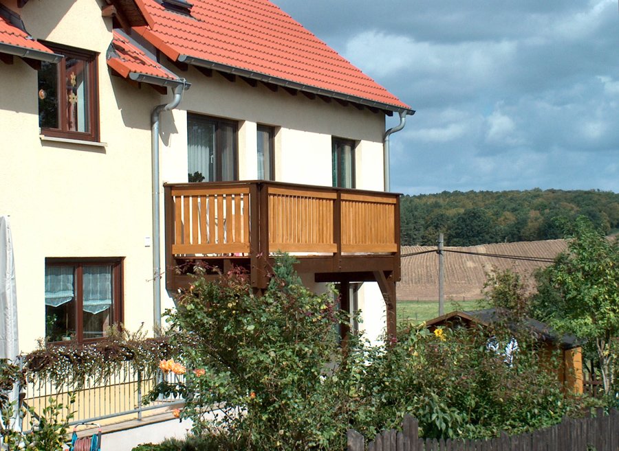 Einstöckiger Balkon