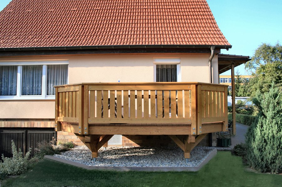 Einstöckiger Balkon
