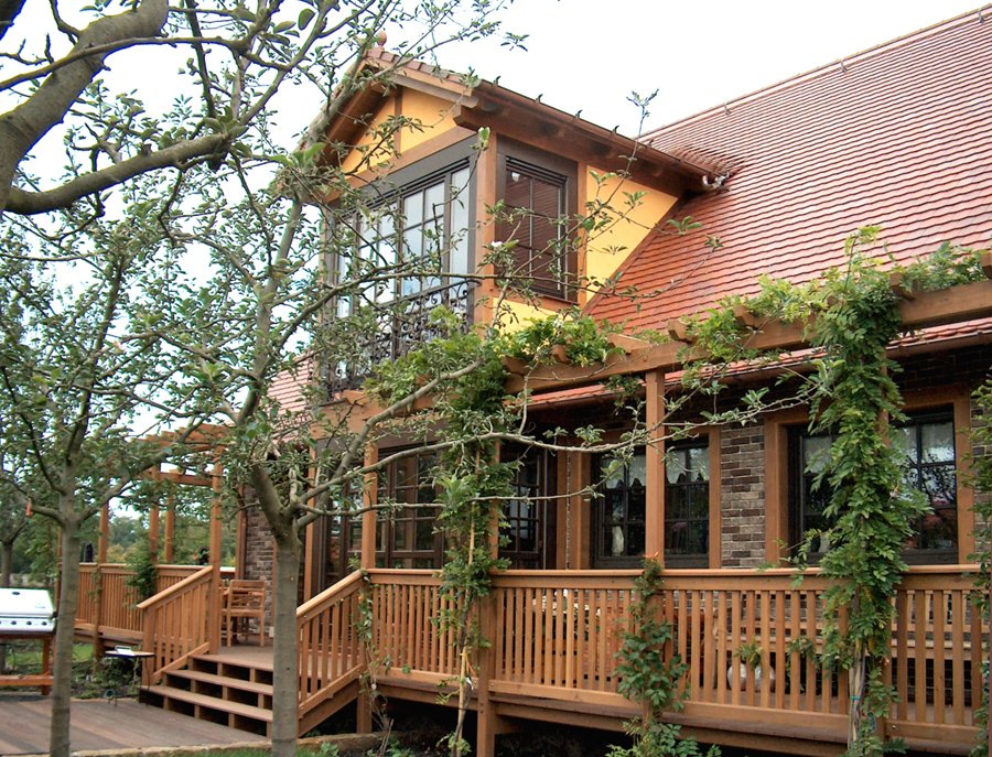 Einstöckiger Balkon