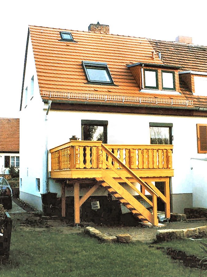 Einstöckiger Balkon