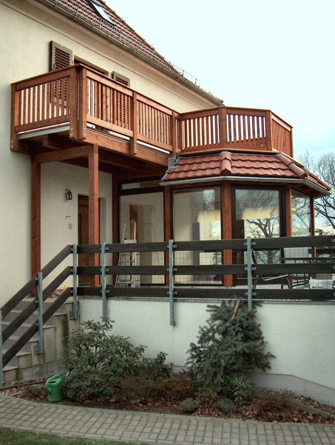 Einstöckiger Balkon