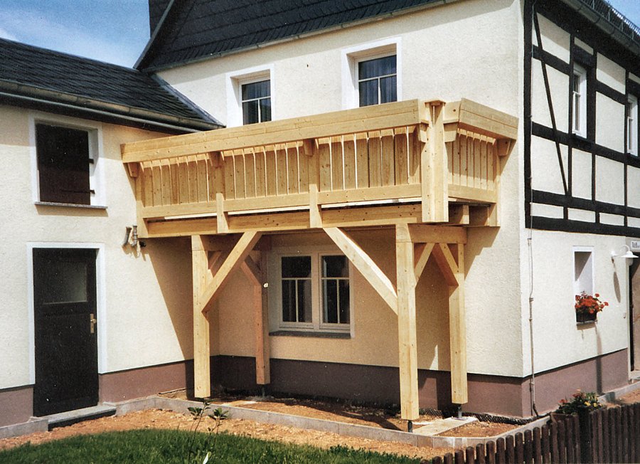 Einstöckiger Balkon