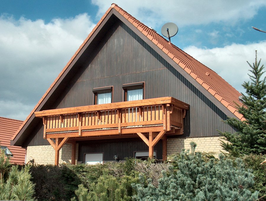 Einstöckiger Balkon