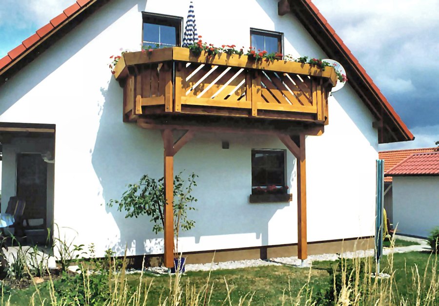 Einstöckiger Balkon