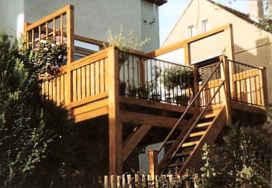 Einstöckiger Balkon