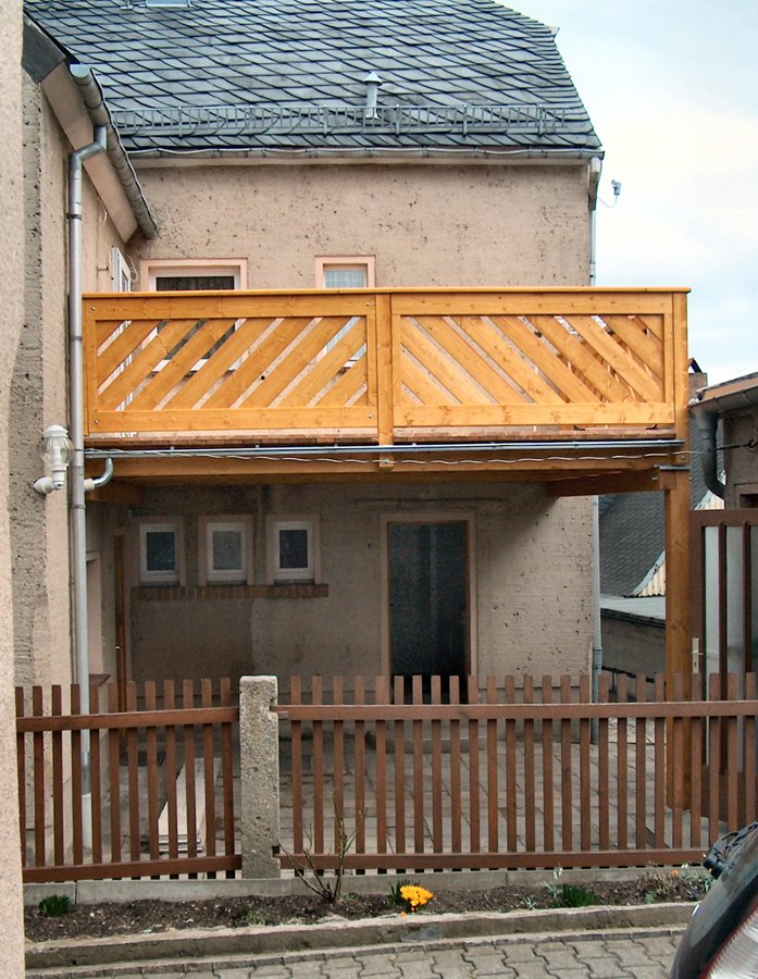 Einstöckiger Balkon