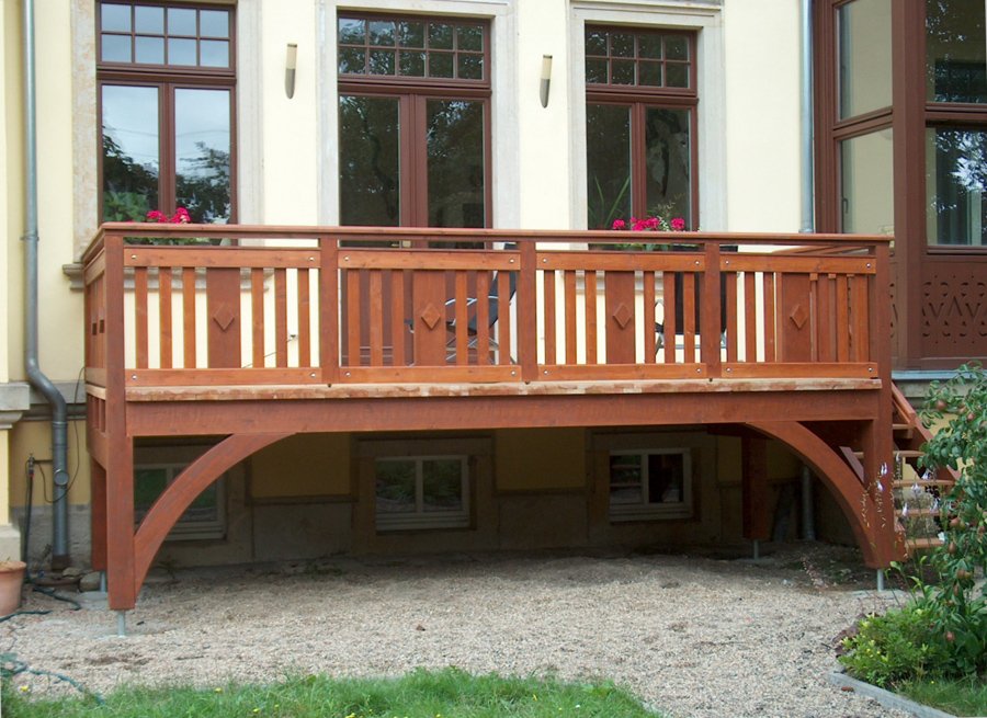 Einstöckiger Balkon