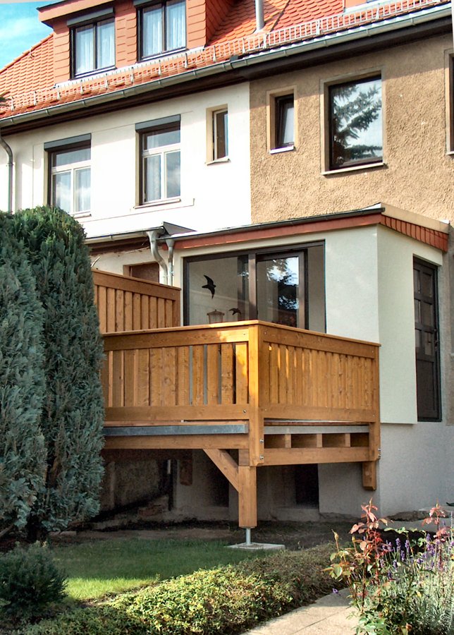 Einstöckiger Balkon