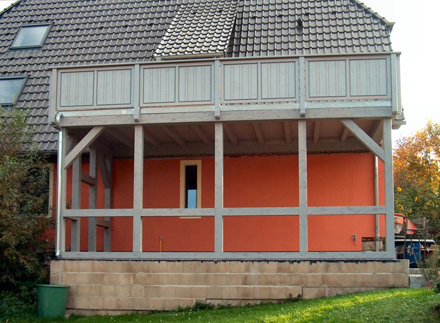 Einstöckiger Balkon