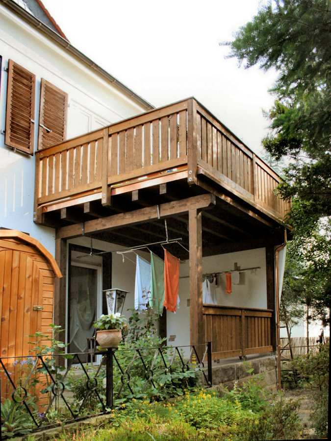 Einstöckiger Balkon