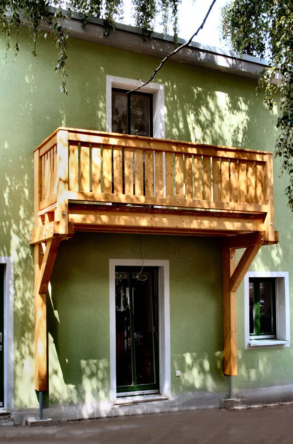 Einstöckiger Balkon