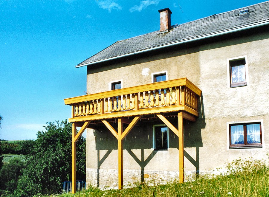 Einstöckiger Balkon