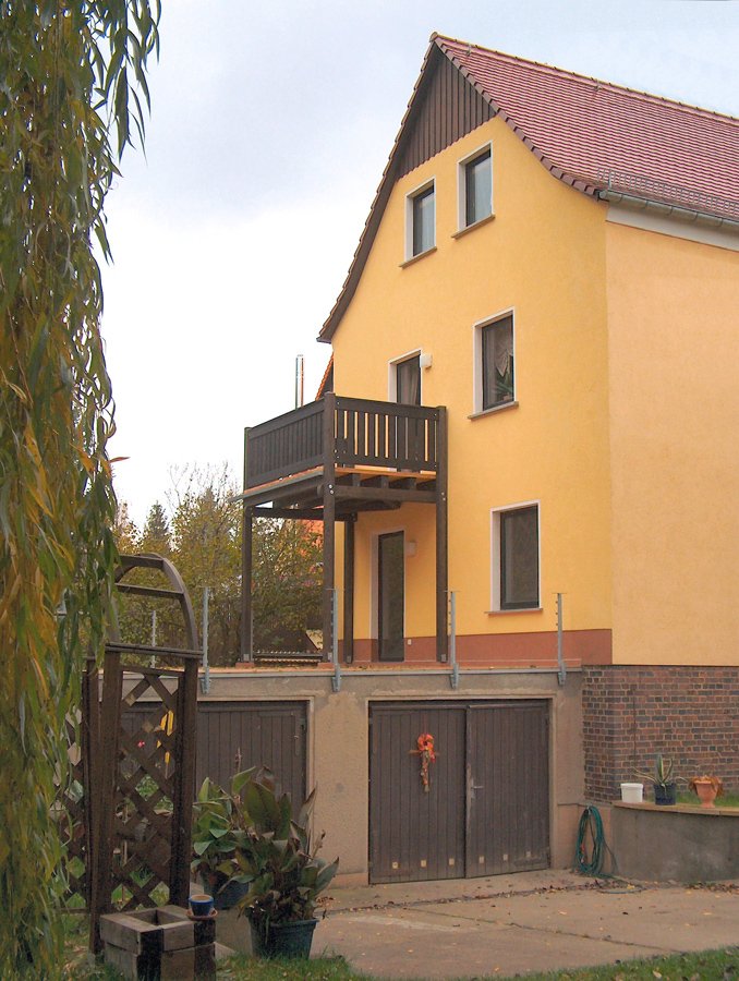 Einstöckiger Balkon