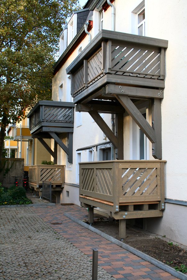 Einstöckiger Balkon