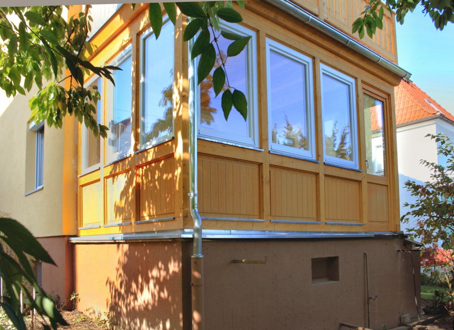 Einstöckiger Balkon