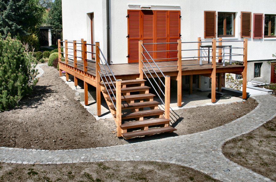 Einstöckiger Balkon