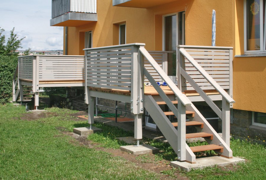 Einstöckiger Balkon
