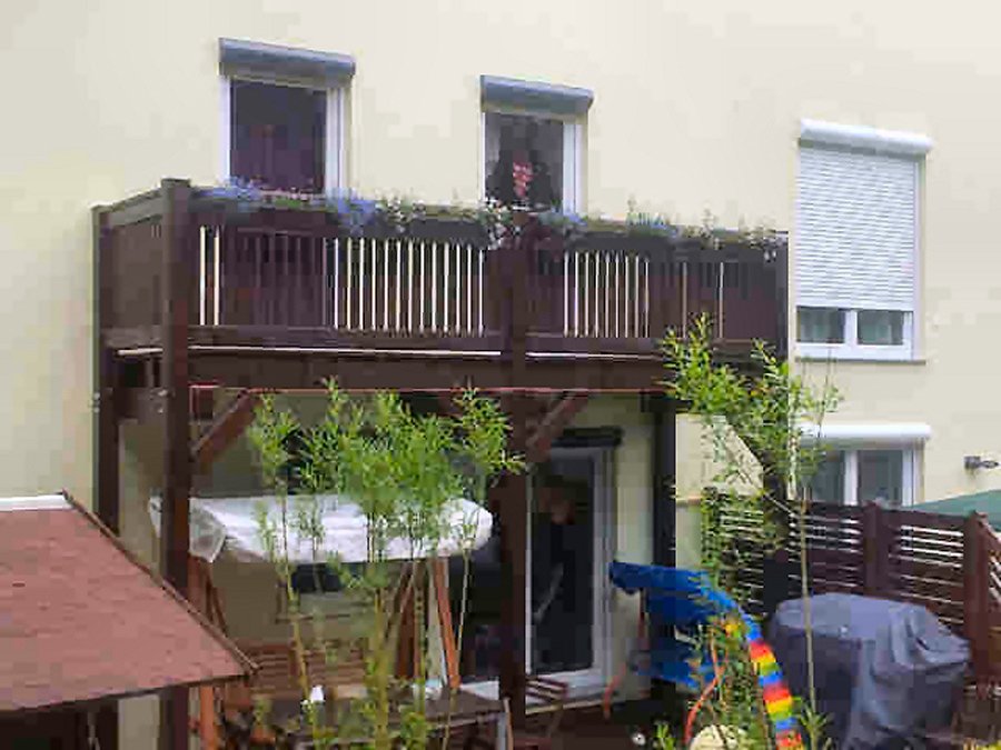 Einstöckiger Balkon