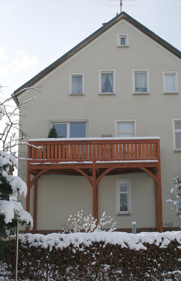 Einstöckiger Balkon