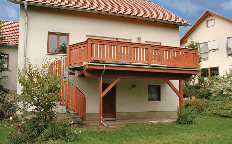 Einstöckiger Balkon