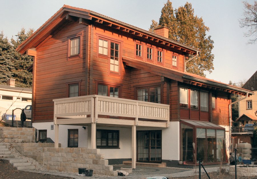 Einstöckiger Balkon