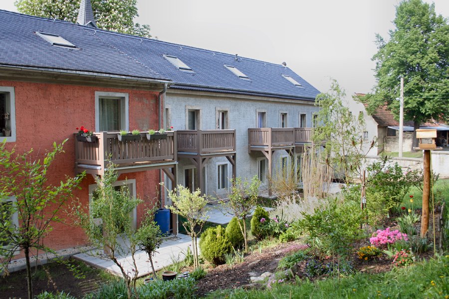 Einstöckiger Balkon