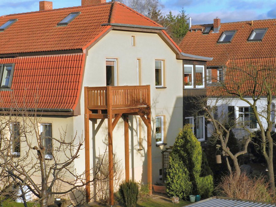 Einstöckiger Balkon