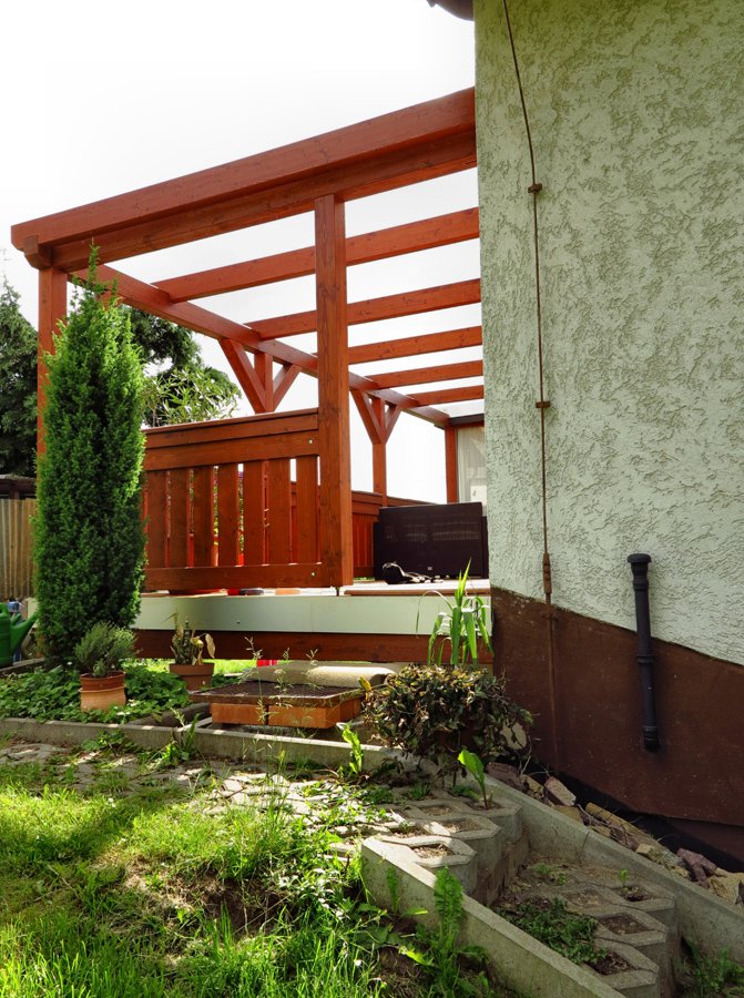 Einstöckiger Balkon