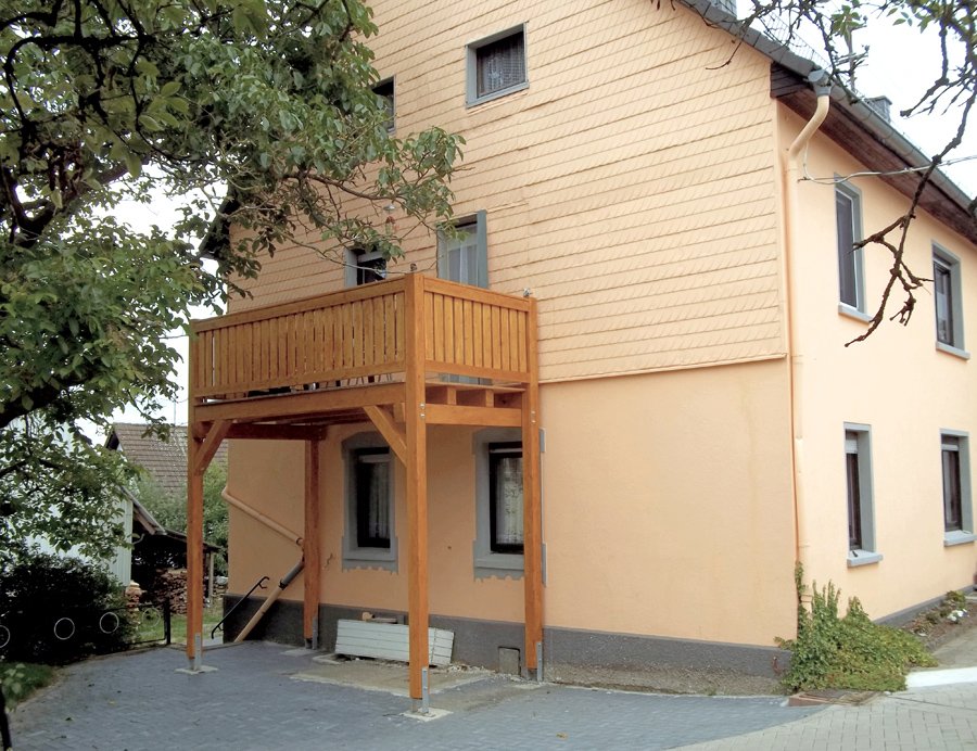 Einstöckiger Balkon