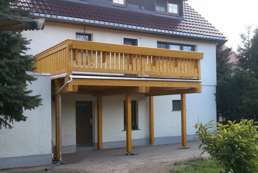 Einstöckiger Balkon