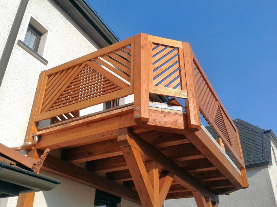 Einstöckiger Balkon