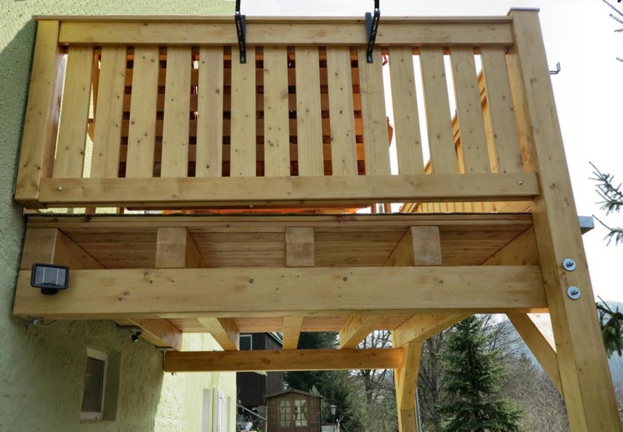 Einstöckiger Balkon