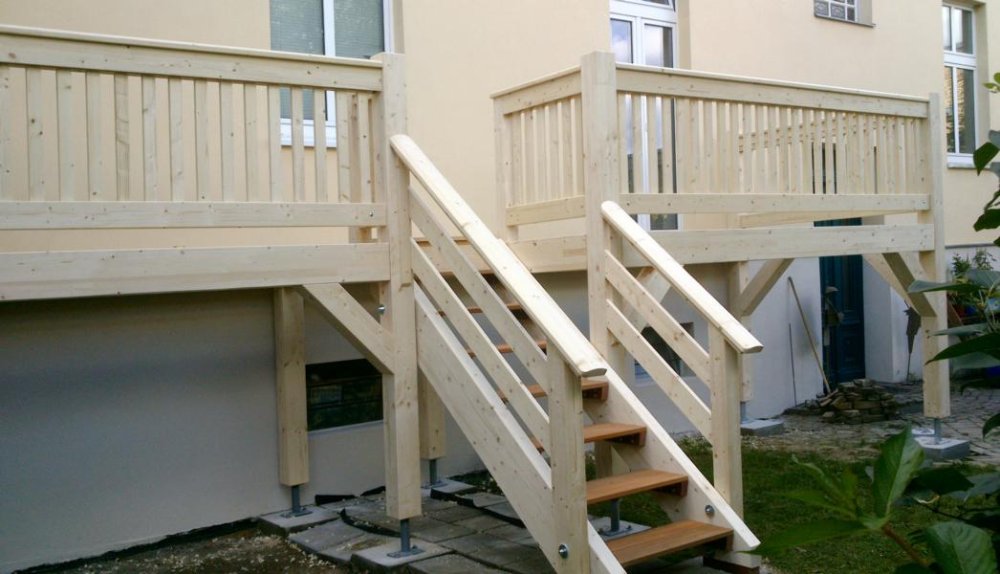 Einstöckiger Balkon
