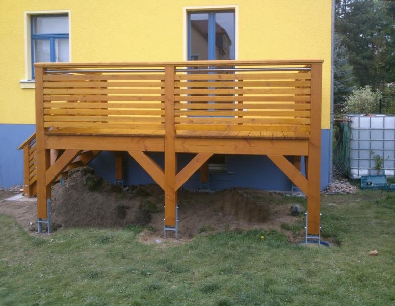 Einstöckiger Balkon