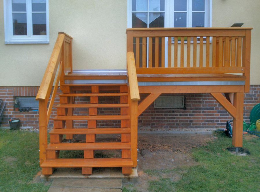 Einstöckiger Balkon
