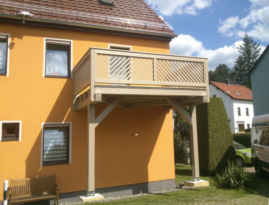 Einstöckiger Balkon