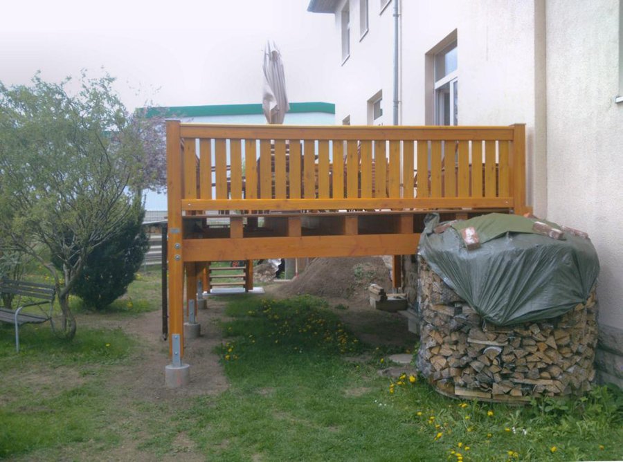 Einstöckiger Balkon