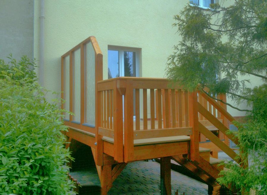 Einstöckiger Balkon
