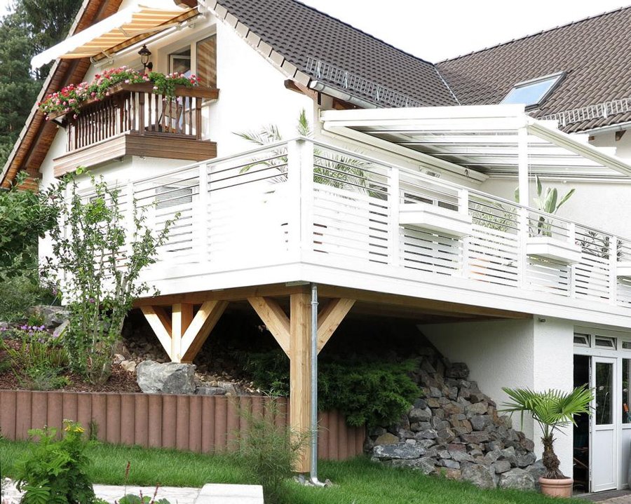 Einstöckiger Balkon