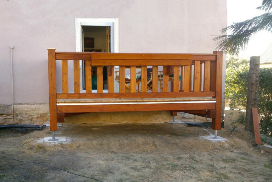 Einstöckiger Balkon