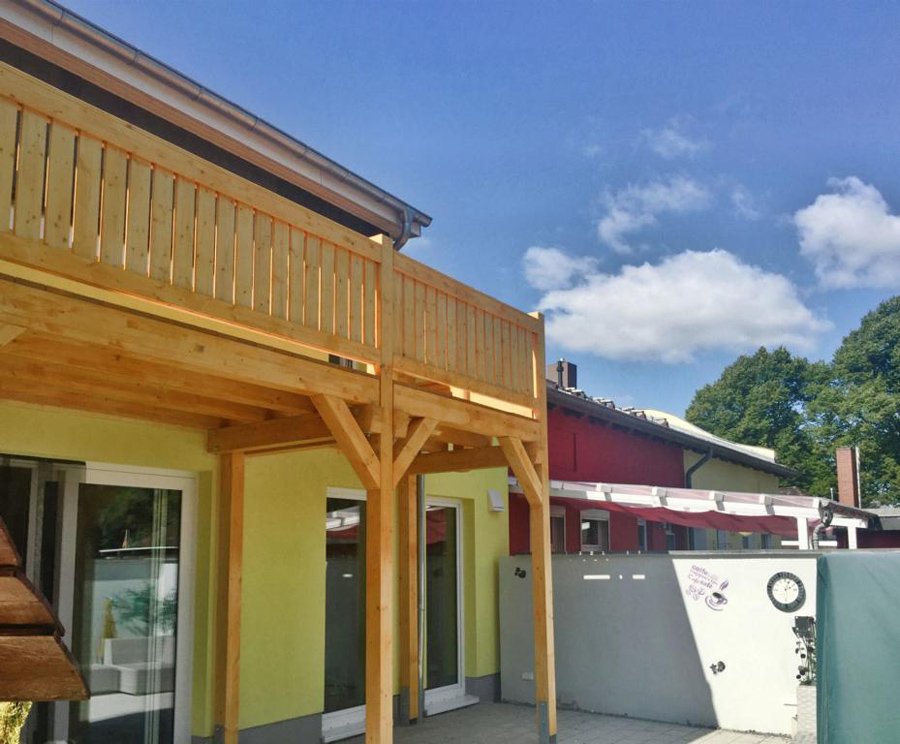 Einstöckiger Balkon