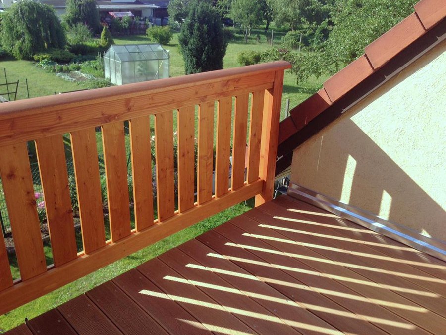 Einstöckiger Balkon